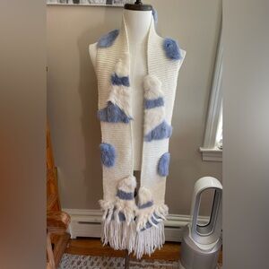 Mitchie’s Matchings Fur Trim Scarf